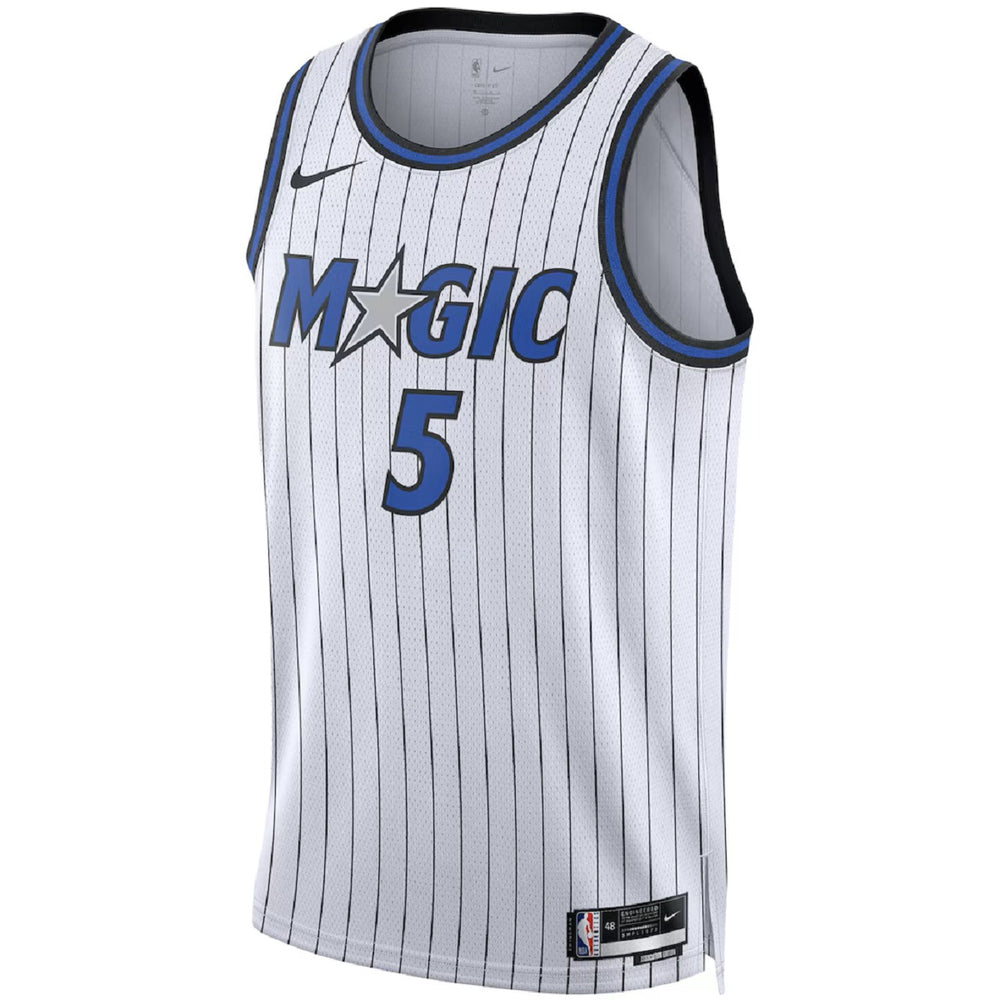 Unisex  Orlando Magic Paolo Banchero #5 White Swingman Jersey - Association Edition 
