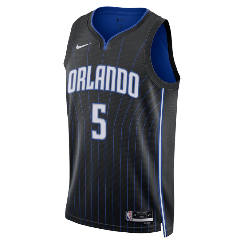 Unisex  Orlando Magic Paolo Banchero #5 Black Swingman Jersey - Icon Edition 