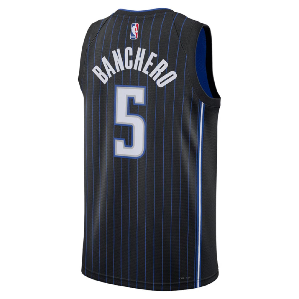 Unisex  Orlando Magic Paolo Banchero #5 Black Swingman Jersey - Icon Edition 