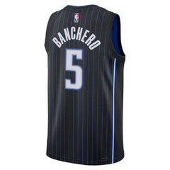 Unisex  Orlando Magic Paolo Banchero #5 Black Swingman Jersey - Icon Edition 