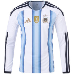 Argentina Home Match Long Sleeve Jersey Player Version World Cup 2026 