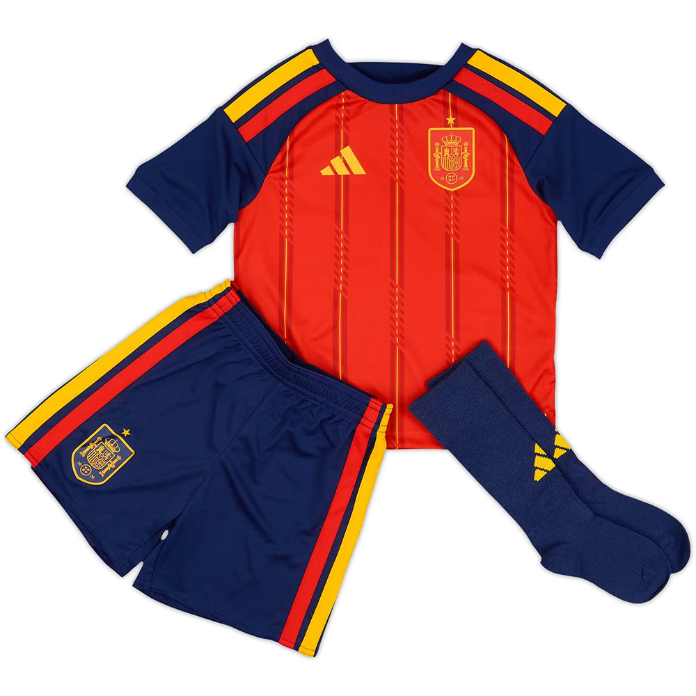 Kids Spain Home Jersey Full Kit World Cup 2026 