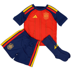 Kids Spain Home Jersey Full Kit World Cup 2026 