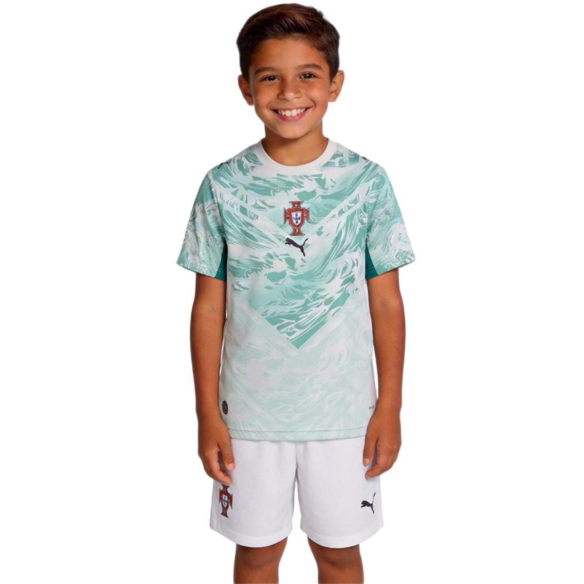 Kids Portugal Away Jersey Kit World Cup 2026 