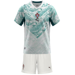 Kids Portugal Away Jersey Kit World Cup 2026 