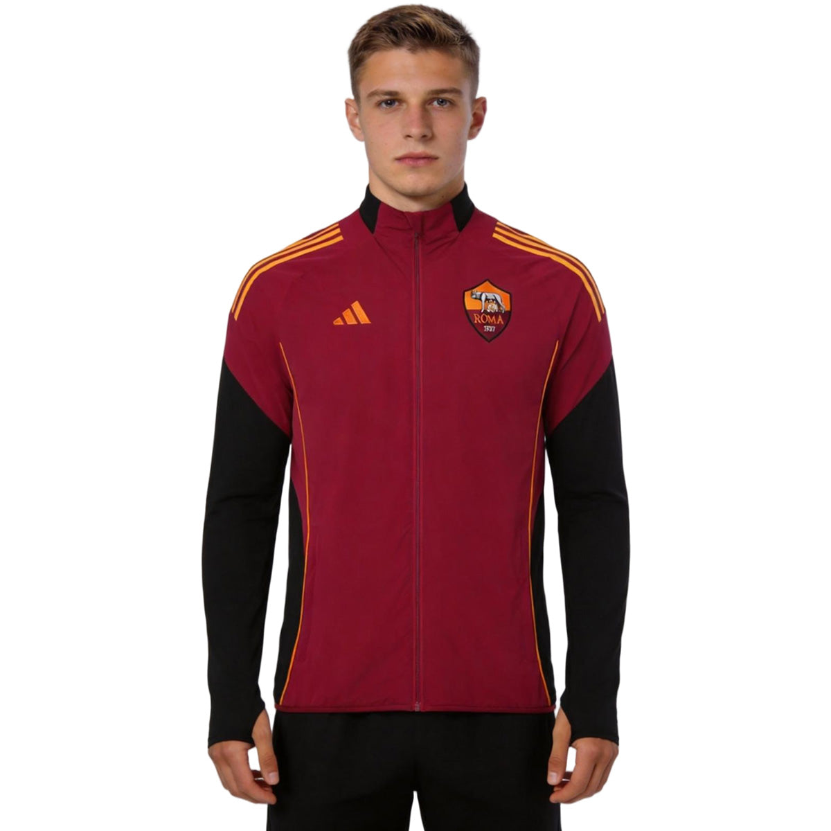 AS Roma Windbreaker Jacket Red 2025/26 