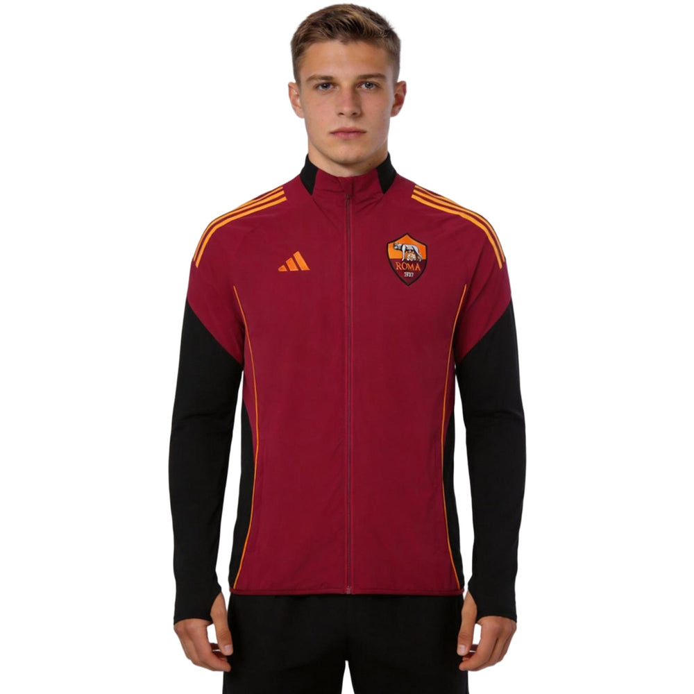 AS Roma Windbreaker Jacket Red 2025/26 