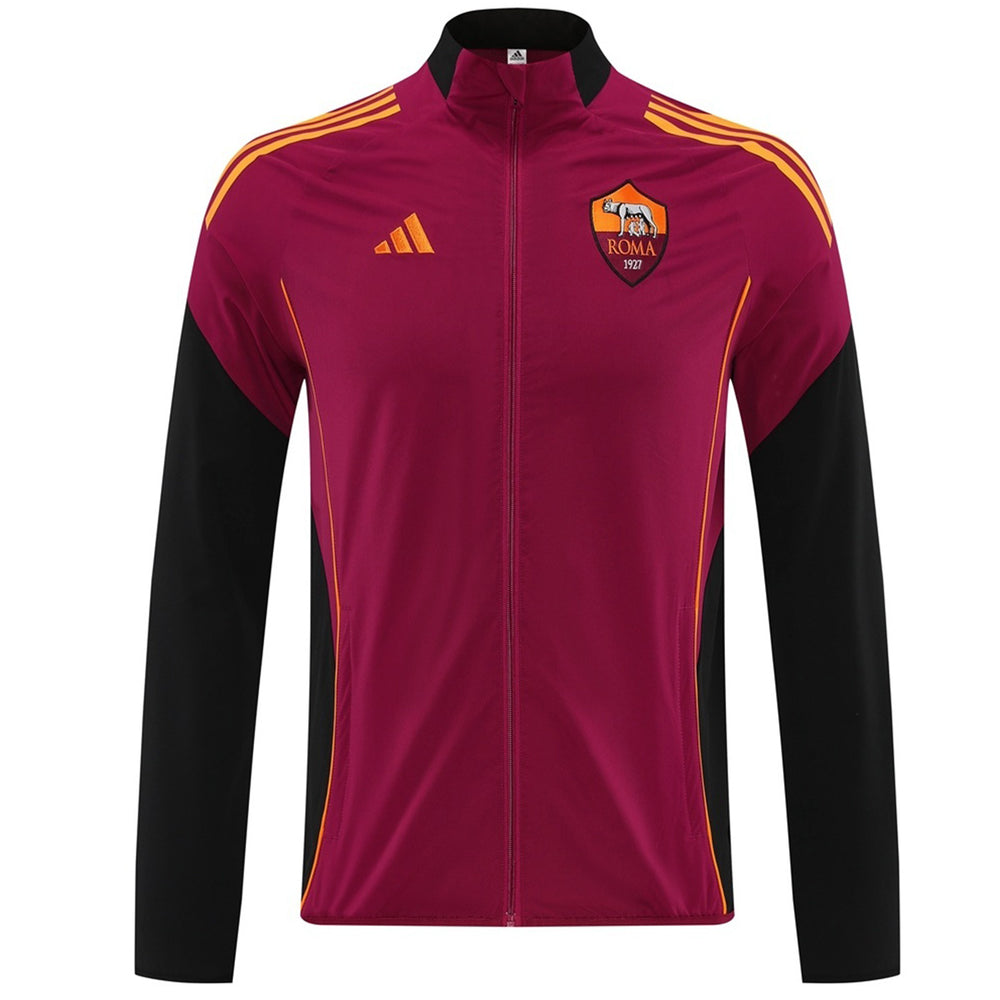AS Roma Windbreaker Jacket Red 2025/26 