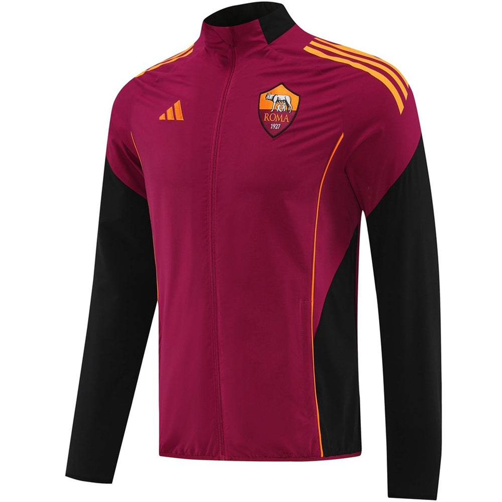 AS Roma Windbreaker Jacket Red 2025/26 