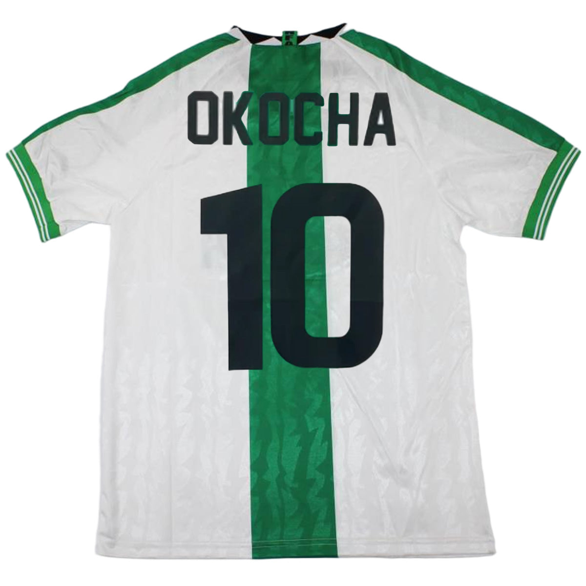 Okocha #10 Retro Nigeria Away Jersey 1996 