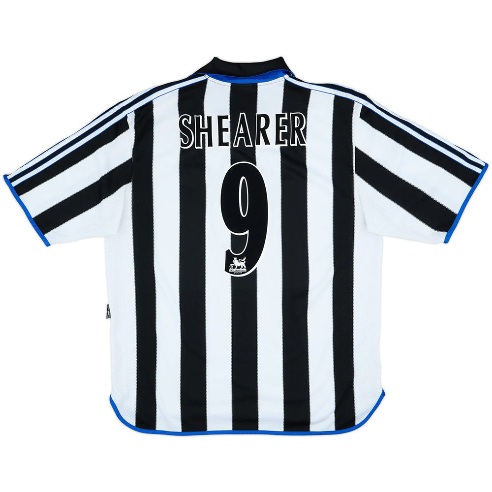 SHEARER #9 Retro Newcastle United Home Jersey 1999/00 