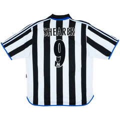 SHEARER #9 Retro Newcastle United Home Jersey 1999/00 