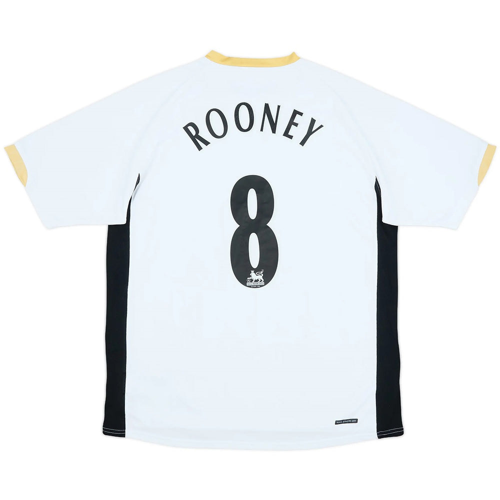 Rooney #8 Retro Manchester United Away Jersey 2006/08 