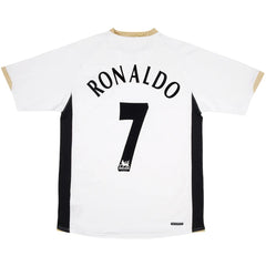 Ronaldo #7 Retro Manchester United Away Jersey 2006/08 