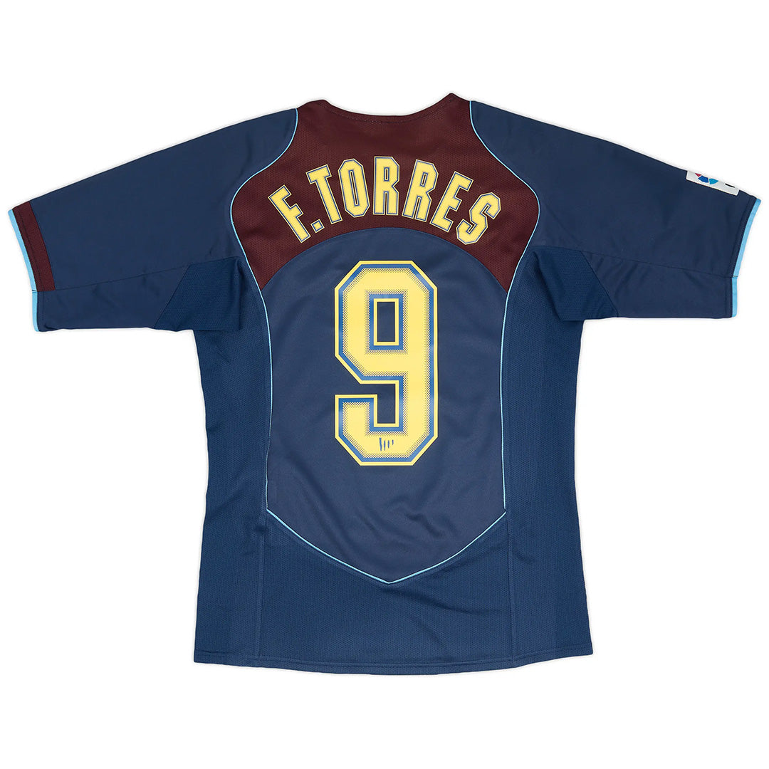 Torres #9 Retro Atletico Madrid Away Jersey 2004/05 