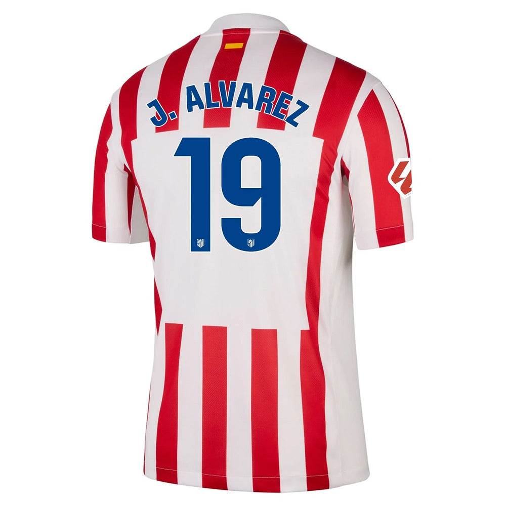 J.ALVAREZ #19 Atletico Madrid Home Jersey 2025/26 