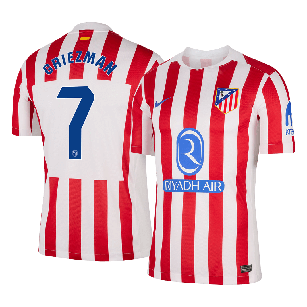 GRIEZMANN #7 Atletico Madrid Home Jersey 2025/26 