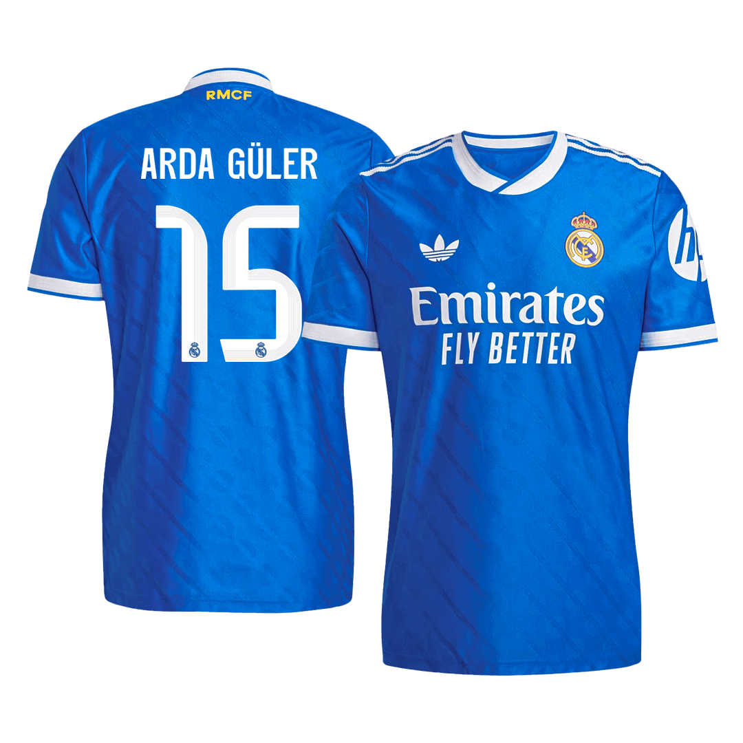 ARDA GÜLER #15 Real Madrid Third Match Jersey Player Version 2025/26 