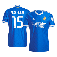 ARDA GÜLER #15 Real Madrid Third Match Jersey Player Version 2025/26 