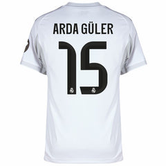 ARDA GÜLER #15 Real Madrid Home Jersey 2025/26 