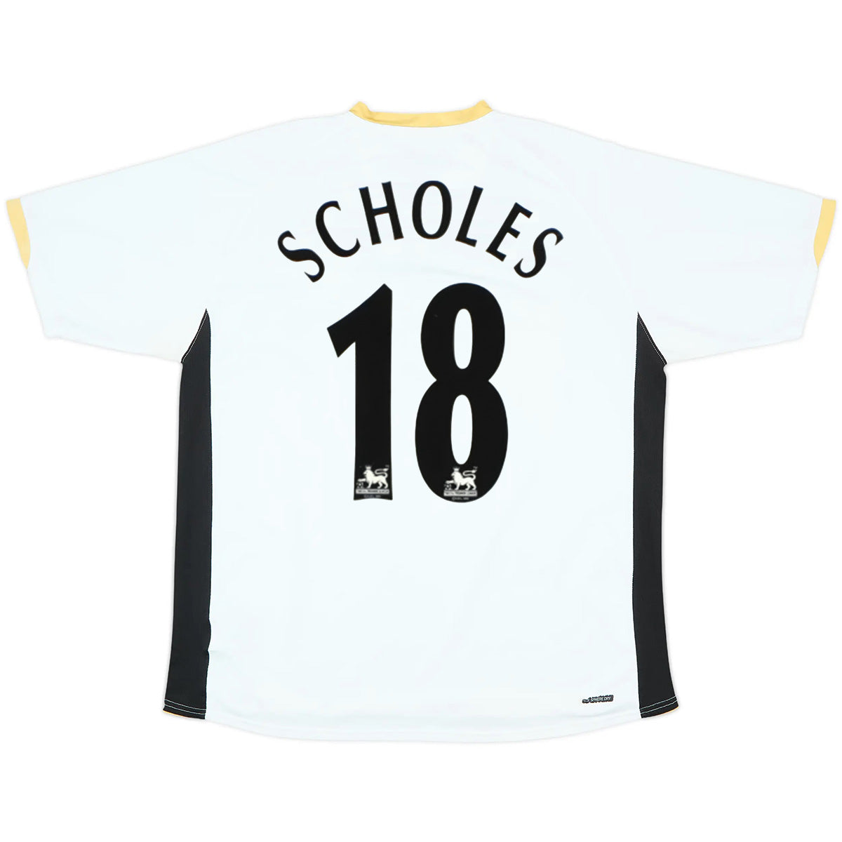 Scholes #18 Retro Manchester United Away Jersey 2006/08 