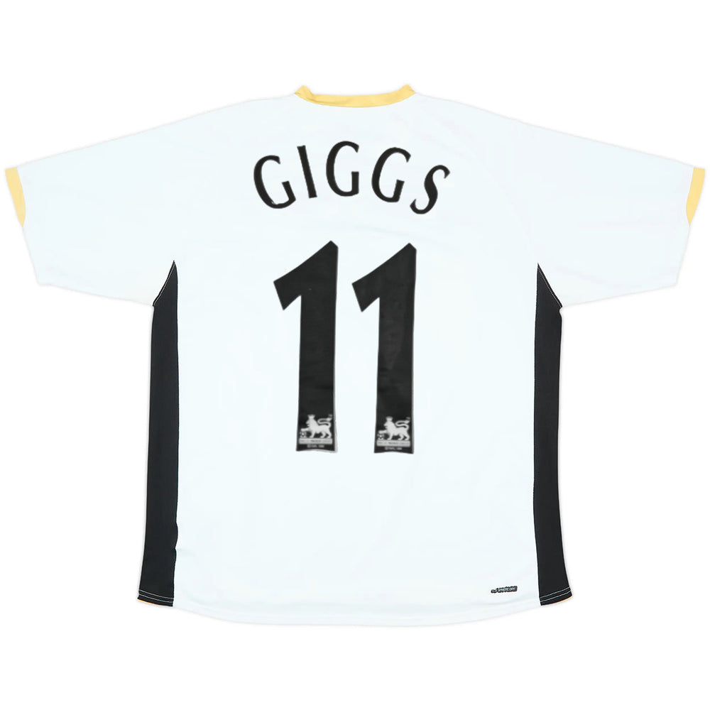 Giggs #11 Retro Manchester United Away Jersey 2006/08 