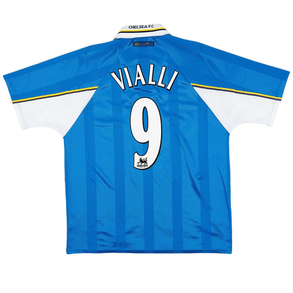 Vialli #9 Retro Chelsea Home Jersey 1997/99 