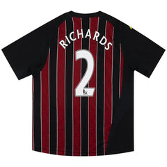 Richards #2 Retro Manchester City Away Jersey 2008/09 