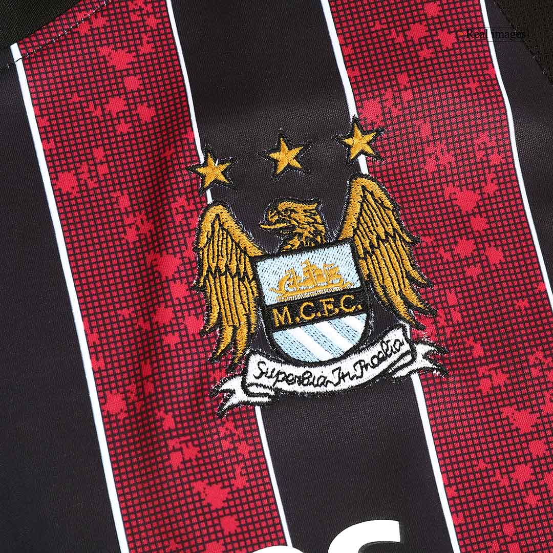 Richards #2 Retro Manchester City Away Jersey 2008/09 