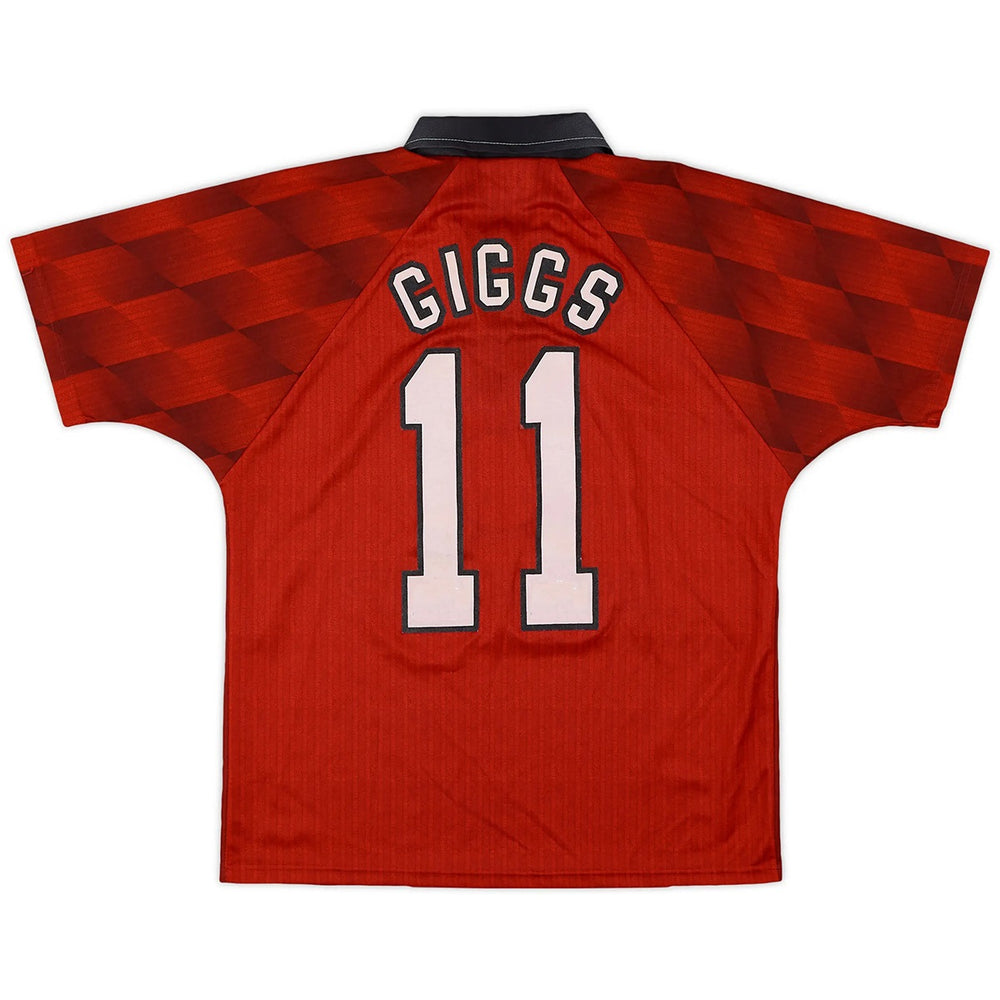 Giggs #11 Retro Manchester United Home Jersey 1996/98 