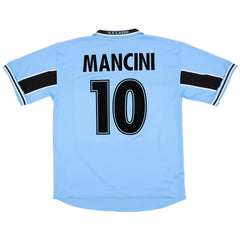 Mancini #10 Retro Lazio Home Jersey 1998/00 