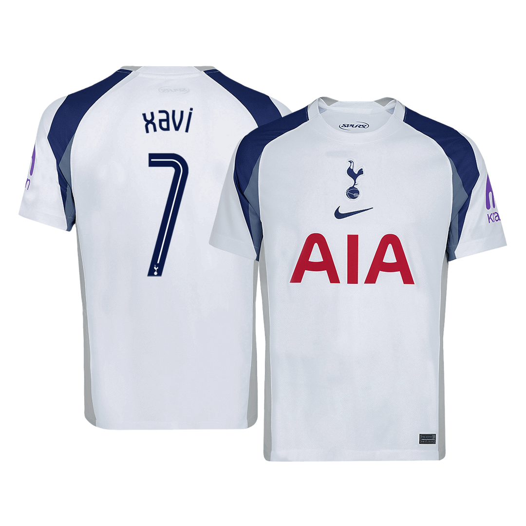 XAVI #7 Tottenham Hotspur Home Jersey 2025/26 - UCL 