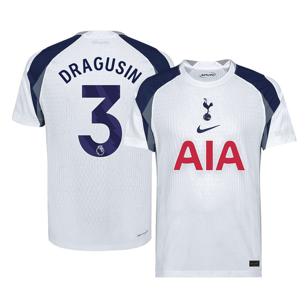 DRAGUSIN #3 Tottenham Hotspur Home Match Jersey Player Version 2025/26 