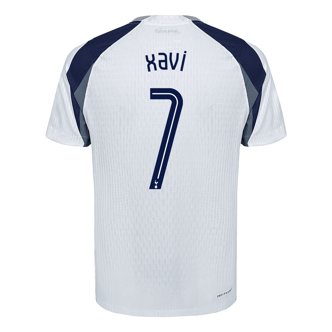 XAVI #7 Tottenham Hotspur Home Match Jersey Player Version 2025/26 - UCL 