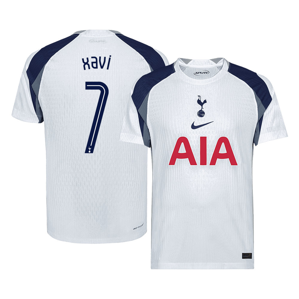 XAVI #7 Tottenham Hotspur Home Match Jersey Player Version 2025/26 - UCL 