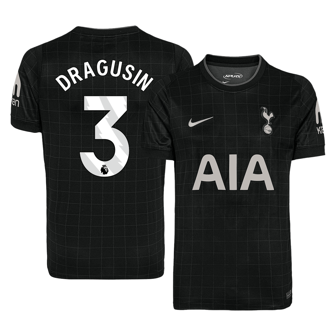 DRAGUSIN #3 Tottenham Hotspur Away Jersey 2025/26 