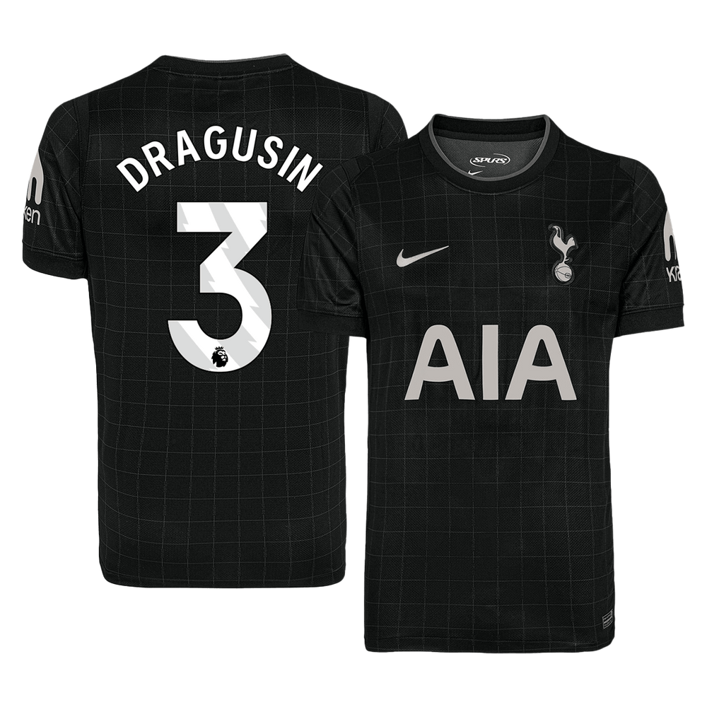DRAGUSIN #3 Tottenham Hotspur Away Jersey 2025/26 