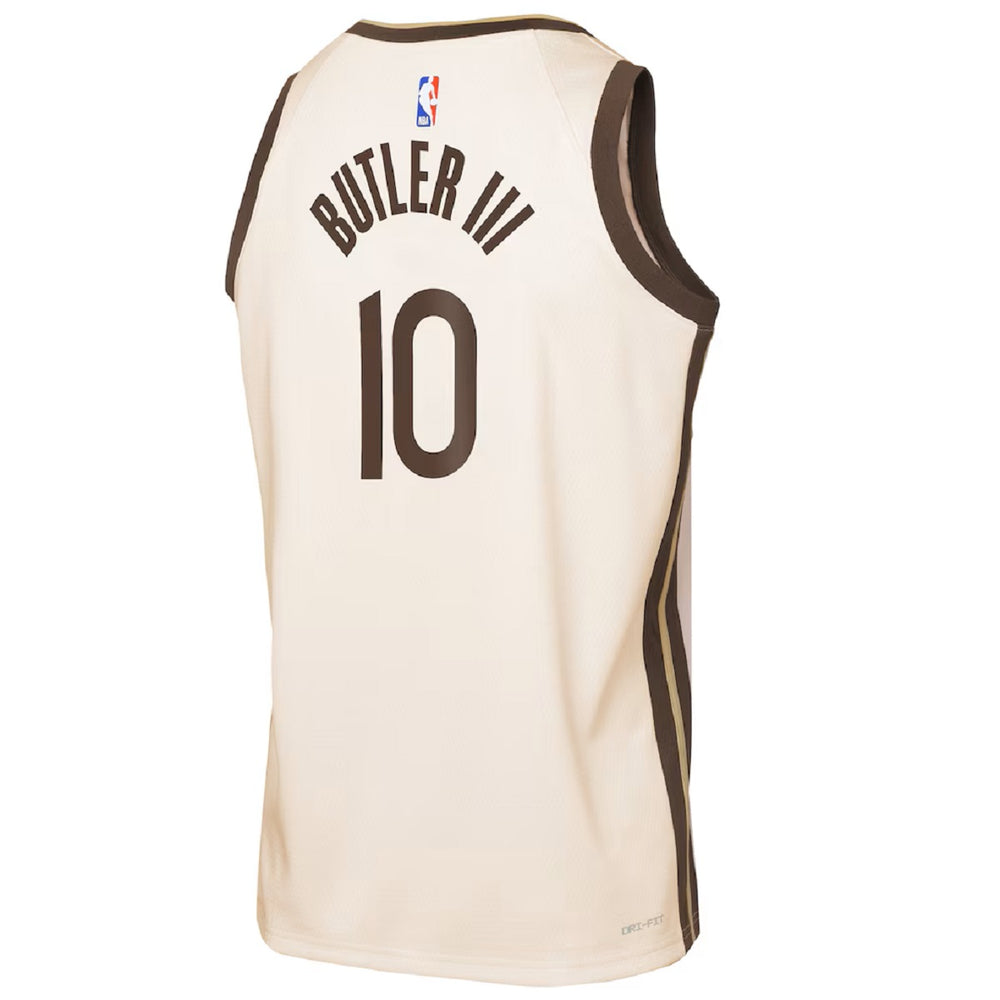 Unisex Golden State Warriors Jimmy Butler #10 Nike Tan 2025/26 Swingman Jersey - City Edition 