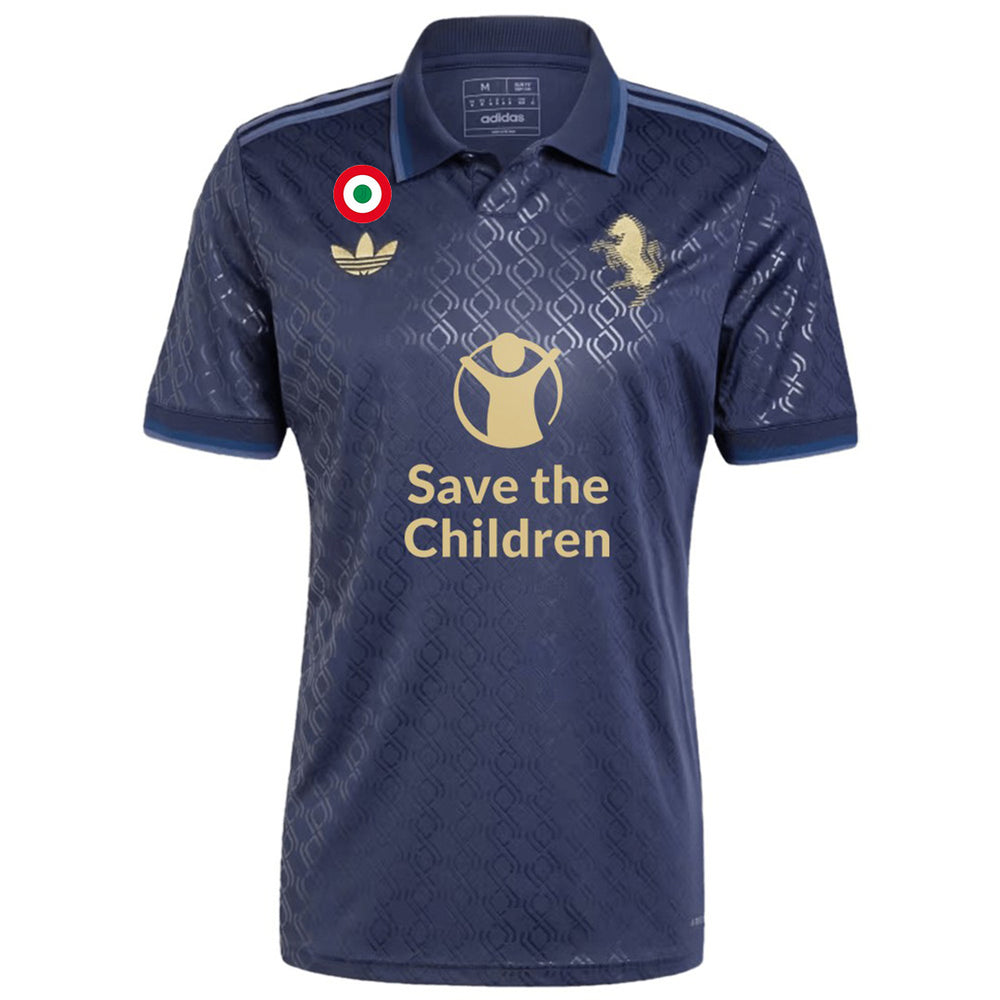 Juventus Third Save Children Sponsor Jersey 