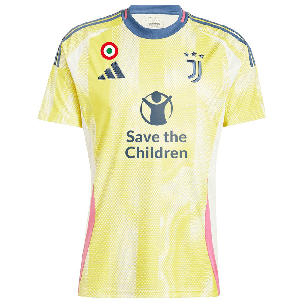 Juventus Away Save Children Sponsor Jersey 