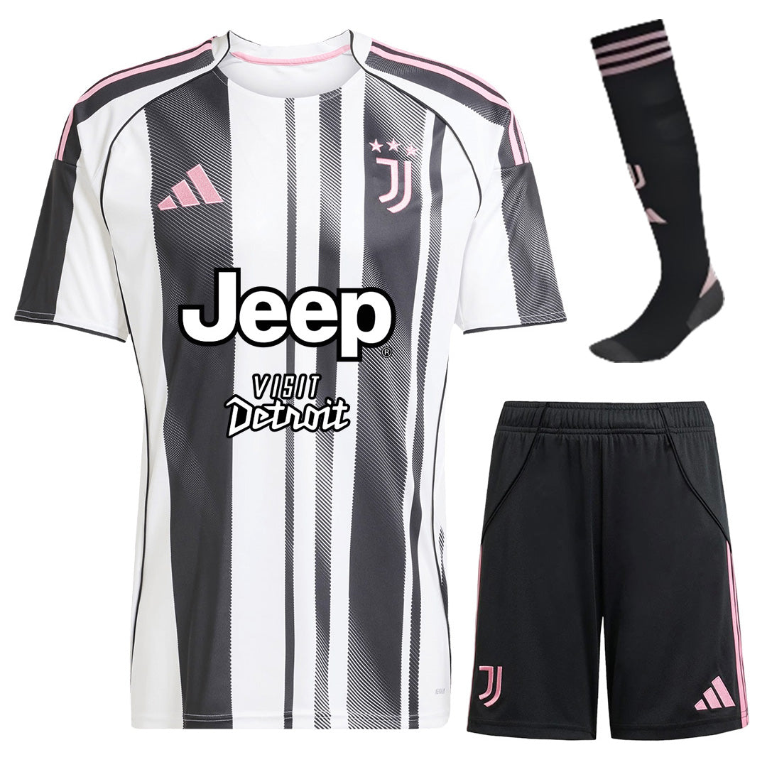 Juventus Home Jersey Full Kit 2025/26 