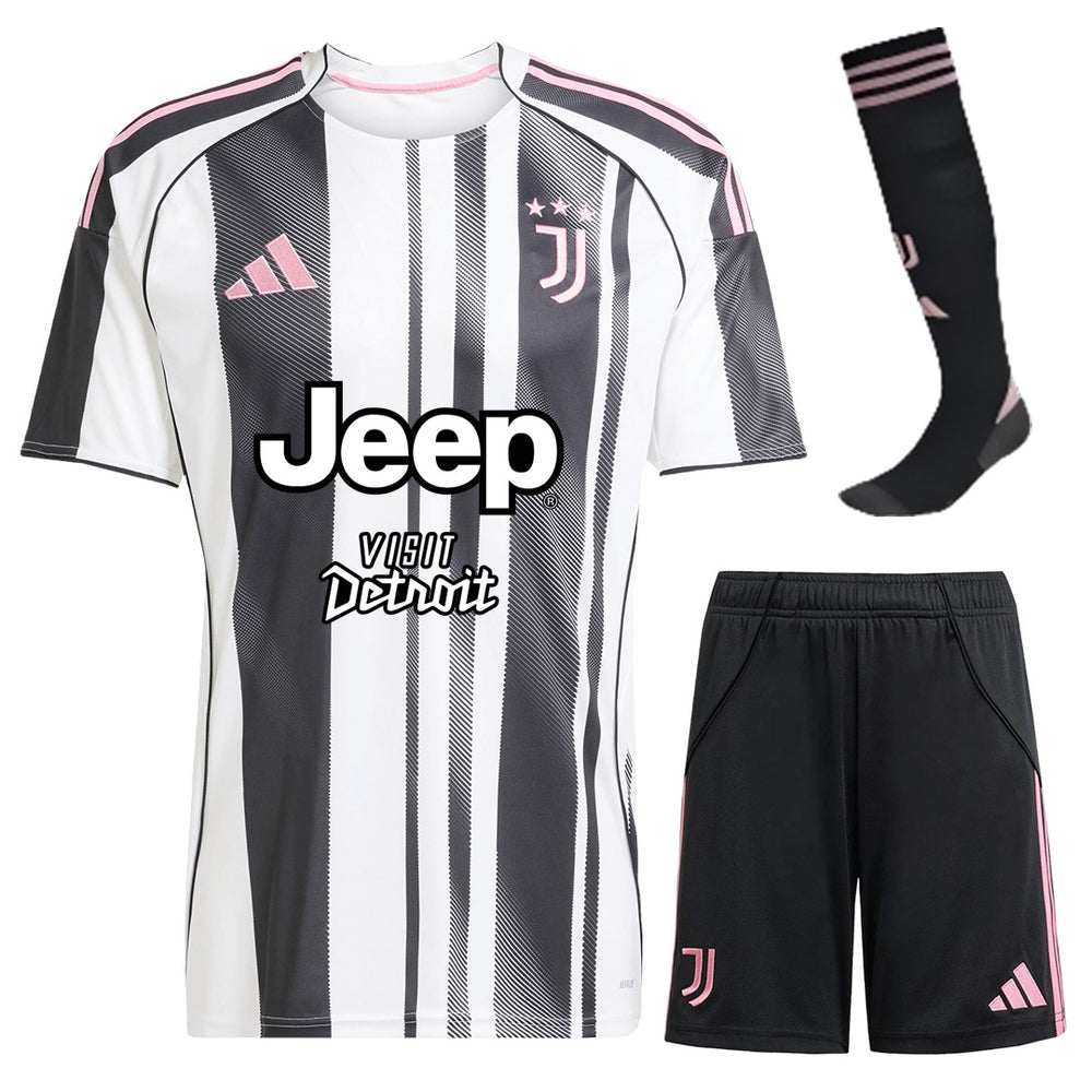 Juventus Home Jersey Full Kit 2025/26 