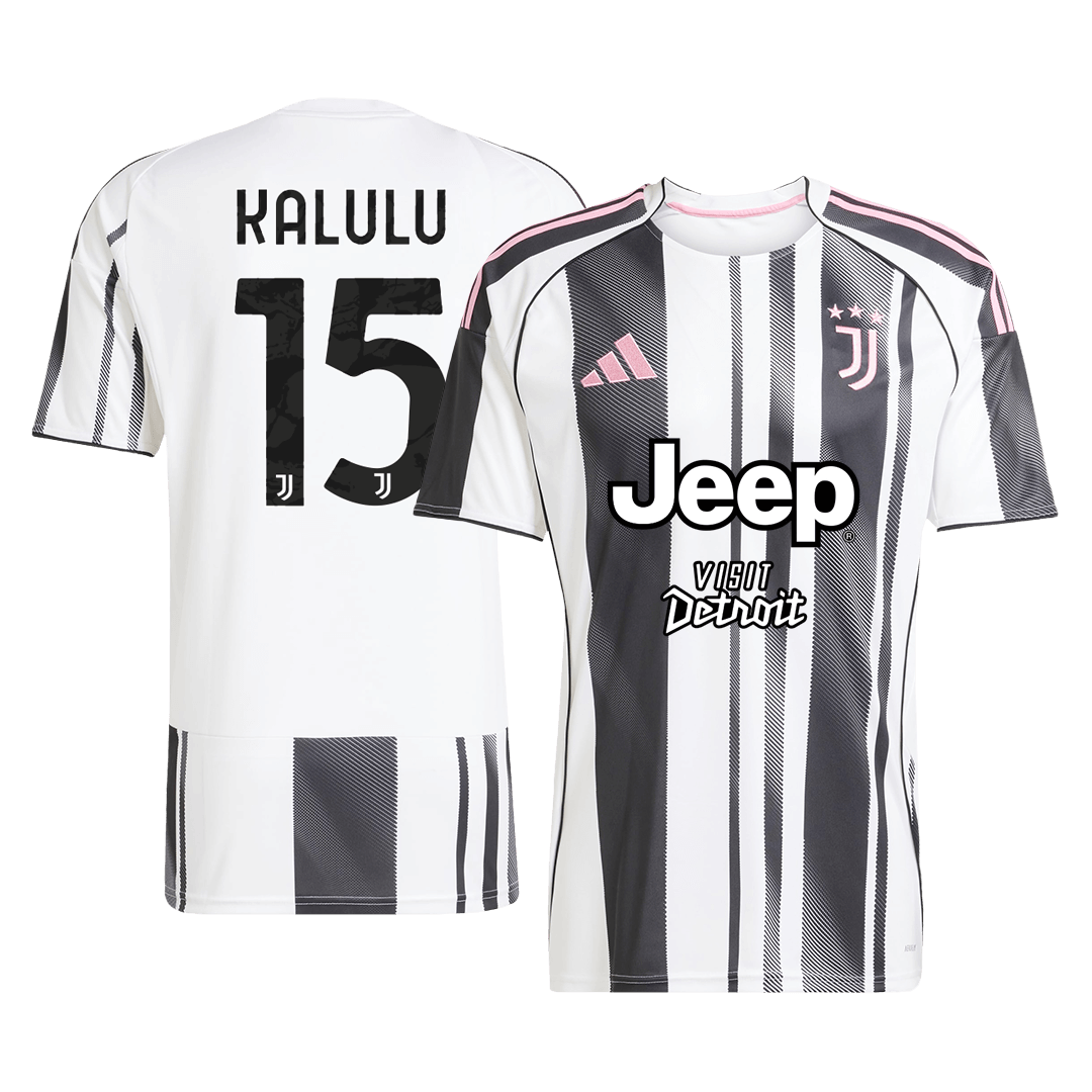 KALULU #15 Juventus Home Jersey 2025/26 