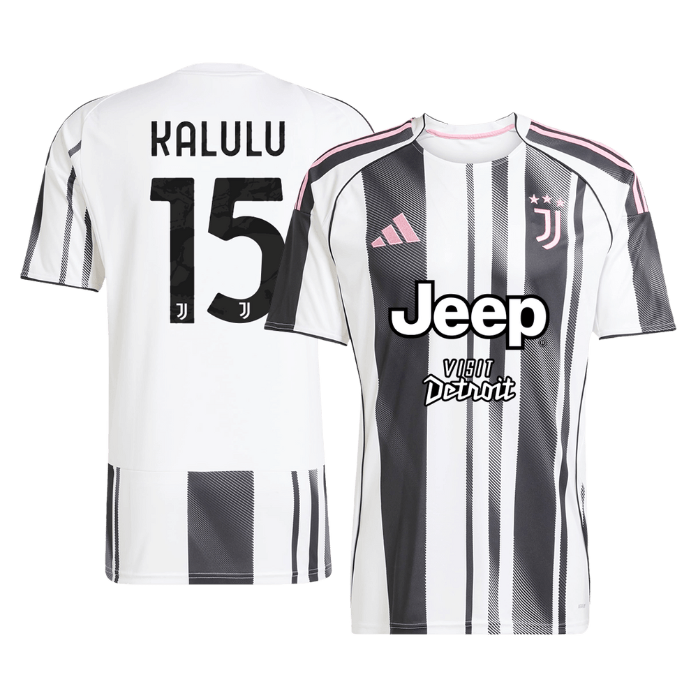 KALULU #15 Juventus Home Jersey 2025/26 
