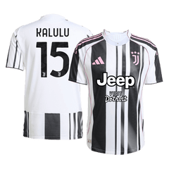 KALULU #15 Juventus Home Match Jersey Player Version 2025/26 