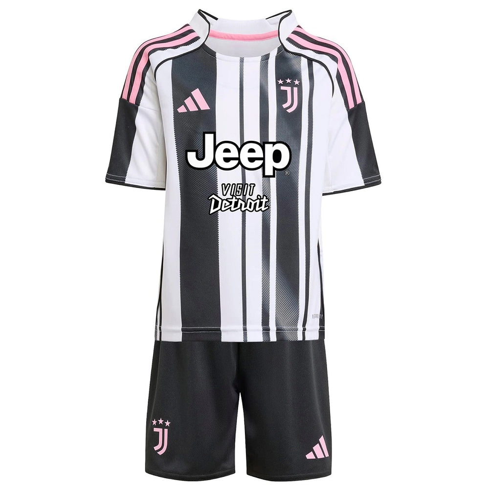 Kids Juventus Home Jersey Full Kit 2025/26 