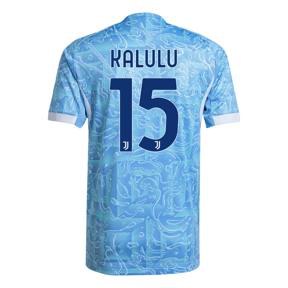 KALULU #15 Juventus Away Match Jersey Player Version 2025/26 
