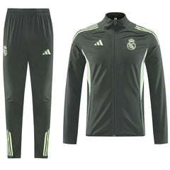 Real Madrid Training Tracksuit Kit(Jacket+Pants) Green 2025/26 