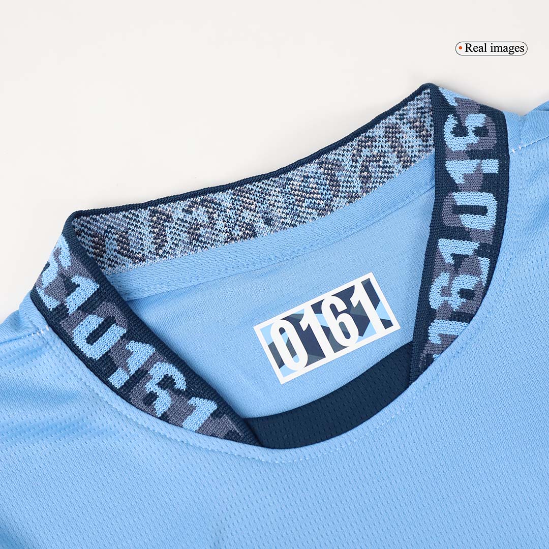 Kids Manchester City Home Jersey Kit 