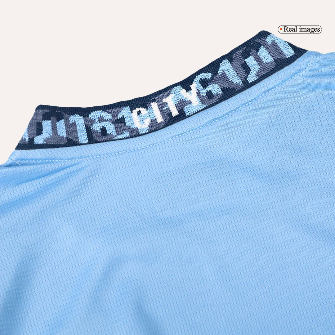 Kids Manchester City Home Jersey Kit 